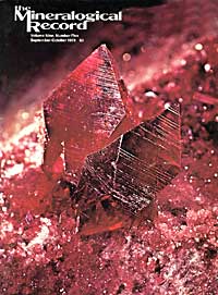 Mineralogical Record cover image