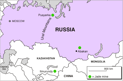 Russian Jade Deposit map image