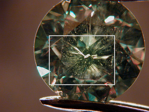 Demantoid Garnet photomicrograph image