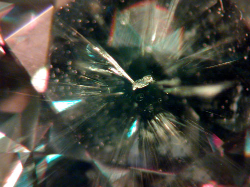 Demantoid Garnet photomicrograph image