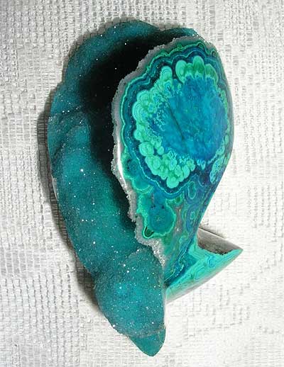 Carved Chrysocolla photo image