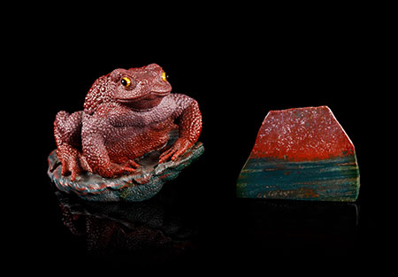 Toad Carving photo image