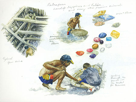 Sri Lanka Sketch image