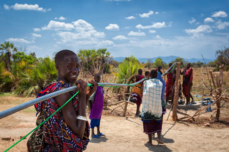 Maasai Villagers photo image