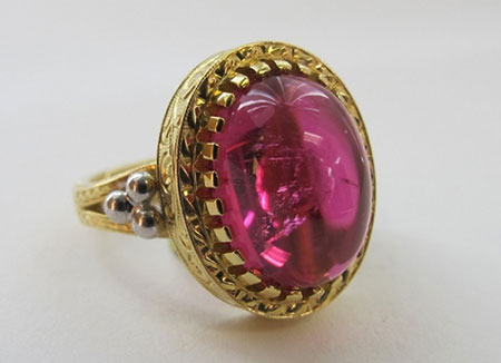Pink Tormaline Ring photo image