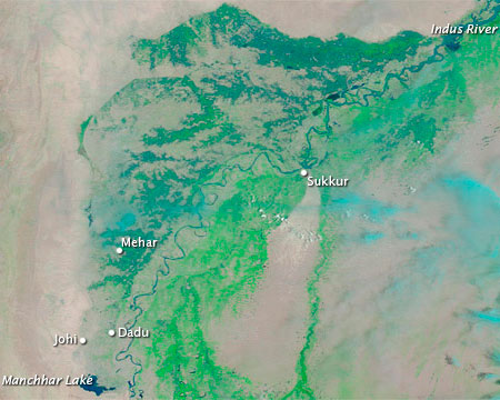 Sindh satellite image
