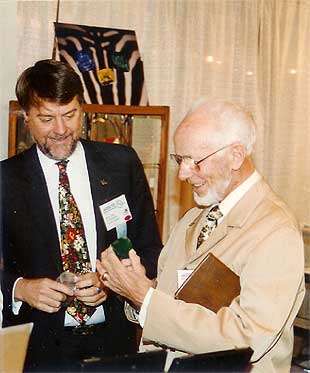 Bill Larson With Dr. Gubelin photo image