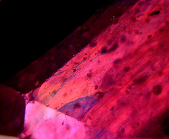 Ruby photomicrograph image