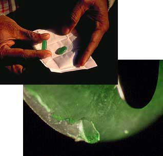 Richard Hughes, plastic-coated jade, jade, Burma jade, treatments, b-jade, jadeite mining, nephrite, maw-sit-sit, Burmese jade