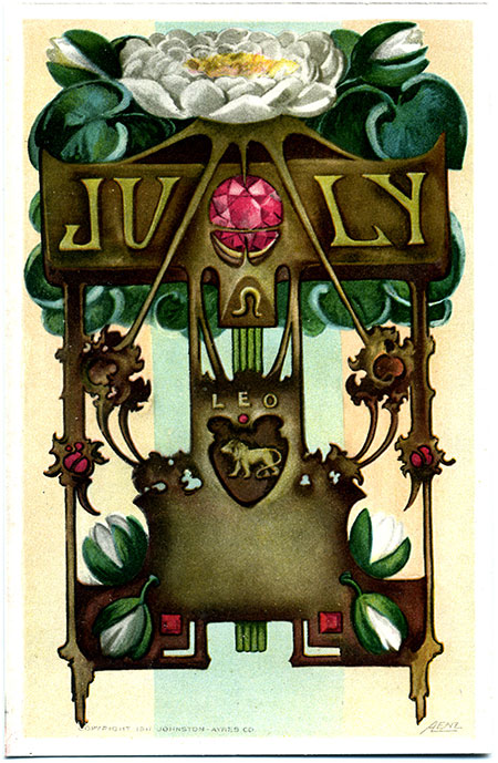 Birthstone card image