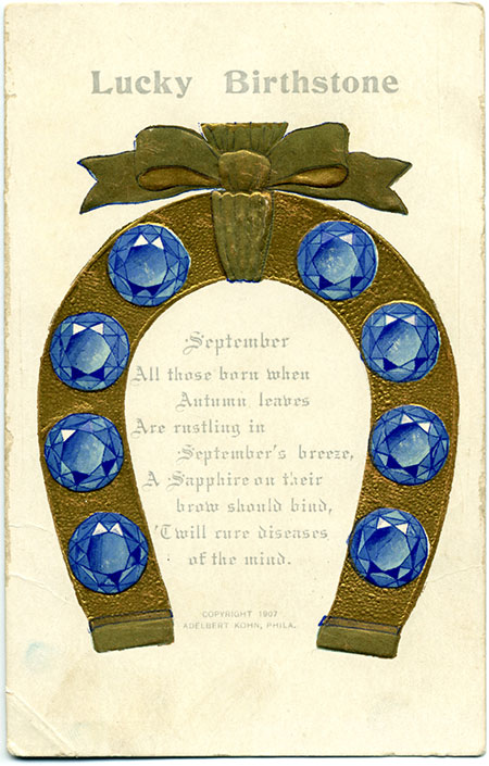Birthstone card image