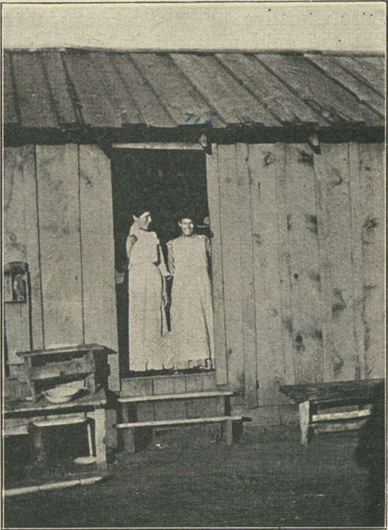 Girls In Doorway photo image