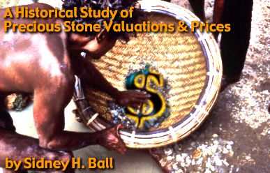 A Historical Study of Precious Stone Valuations & Prices by Sidney H. Ball title image