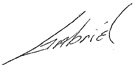 Gabriel signature image