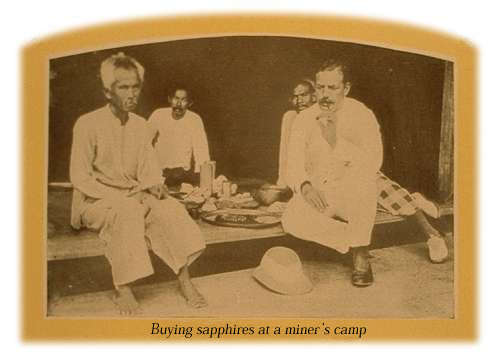 Albert Ramsay buying sapphires in Asia, gem collecting, rubellite, G.F. Kunz, Pala International, demantoid garnet, gems