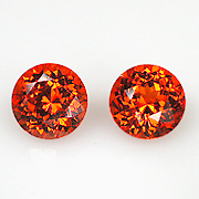 Spessartite Garnet Pair photo image